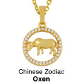 Shangjie OEM Chinesischer Stil 12 Zodiac Anhänger Halskette Goldgefüllte Frauen Halskette Diseure Halsketten